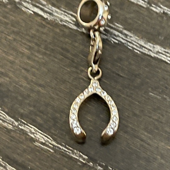 COPY - COPY - Silver Wishbone Brighton Charm - Picture 2 of 6